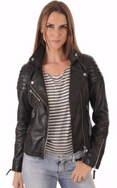 Women Genuine Leather Jacket WJ 28